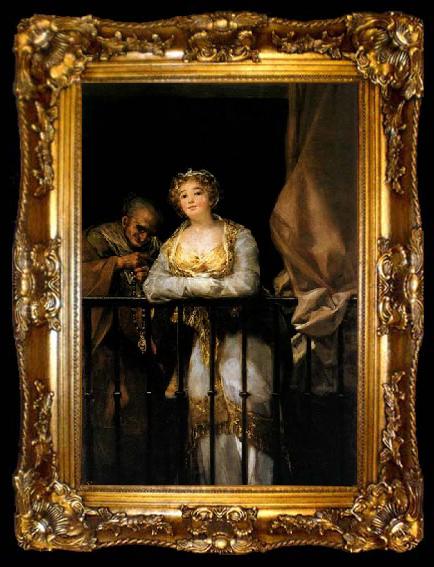 framed  Francisco de goya y Lucientes Maja and Celestina, ta009-2